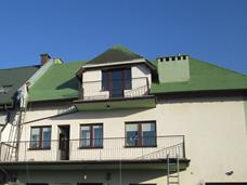 Malowanie pokryć dachowych